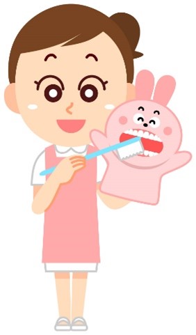 ごっこ遊び　歯みがき