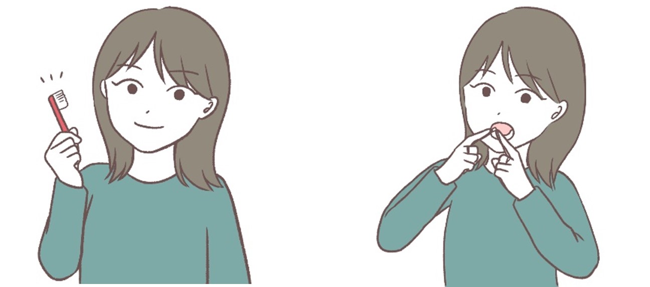 デンタルフロス　女性