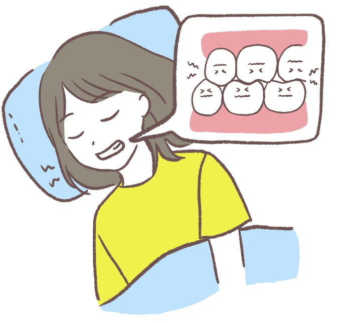 歯ぎしり　歯