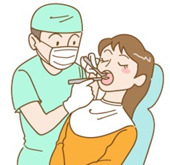 定期健診　医師　患者