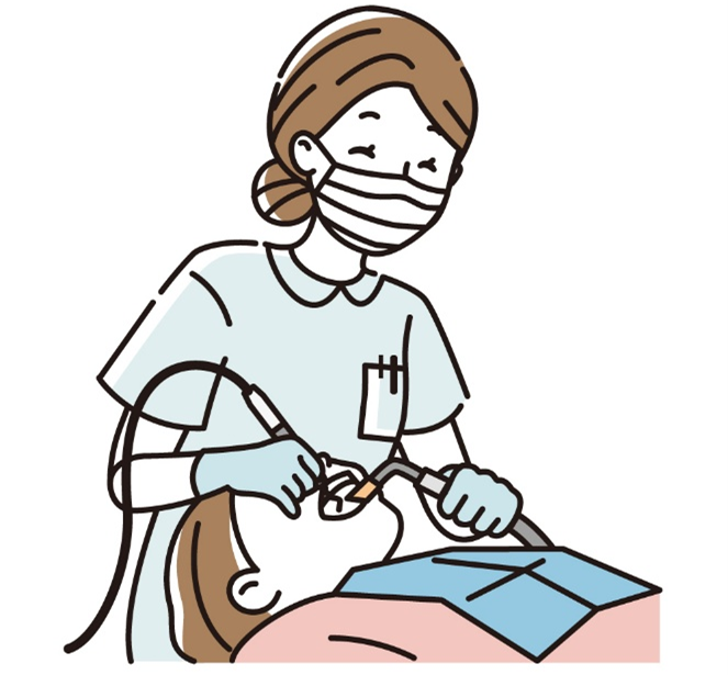 定期健診　歯科衛生士