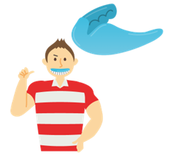 スポーツ　マウスピース　歯を覆う