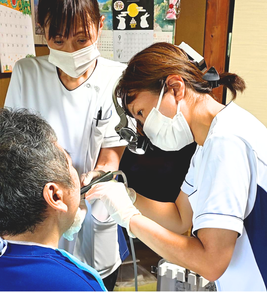 訪問診療中の様子